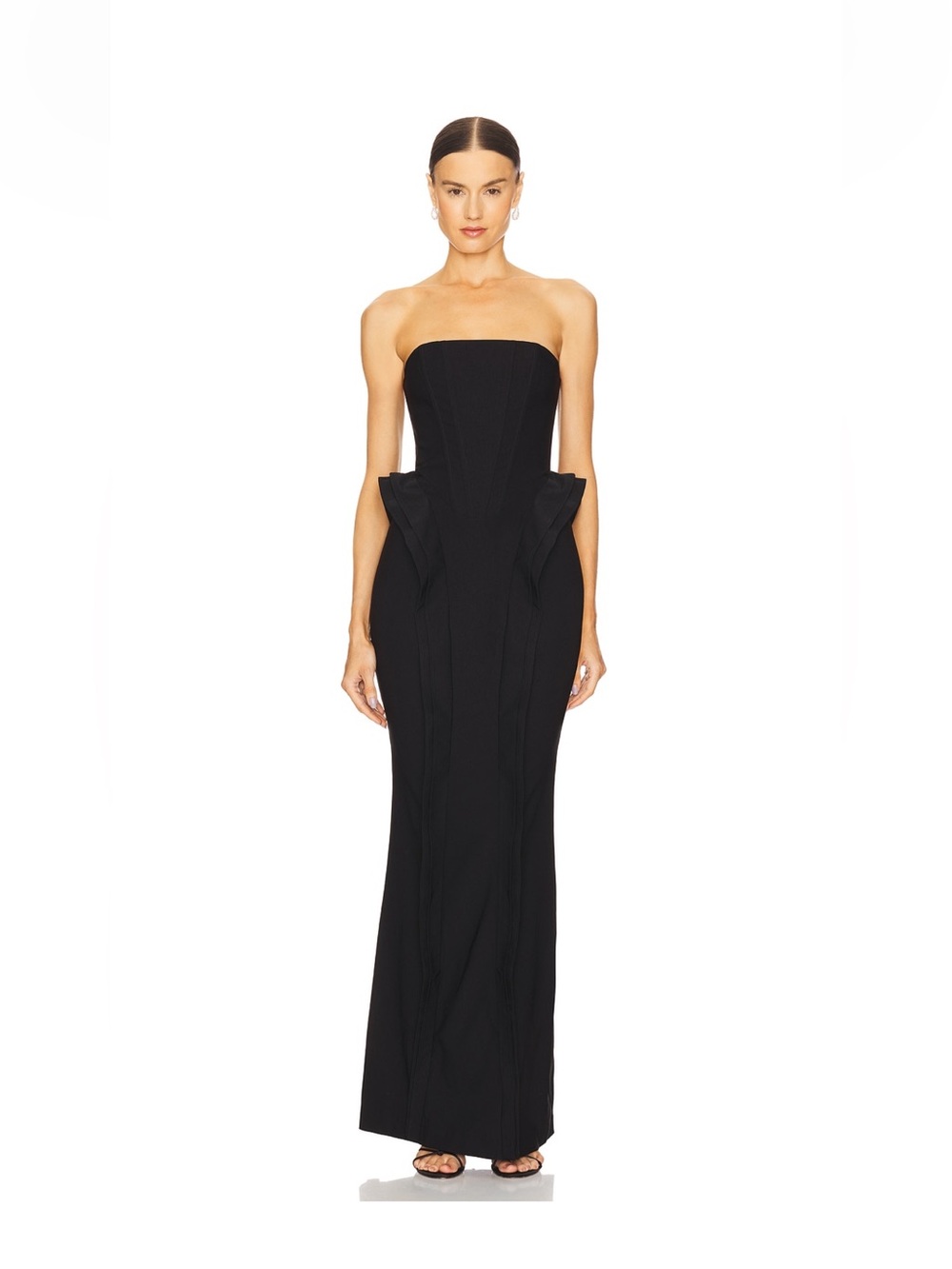 Michael Costello x REVOLVE Alondra Gown – Black – XS – Worn Once – Like New